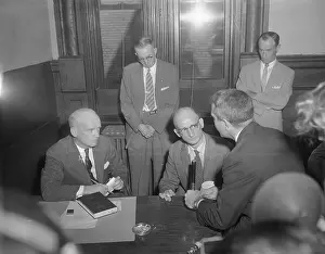 Spy Rudolf Ivanovich Abel with Attorney James B. Donovan