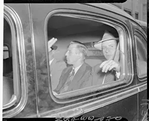 Spy Suspect Felix Jahnke Being Transported by Automobile