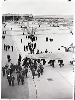 Runway Prints: Squadron of Wellington Bombers, UK 1940