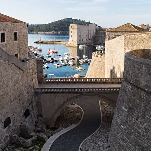 Croatia Collection: Square crop of Ploce Gate