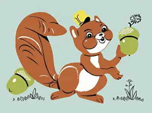 Acorn Prints: Squirrel