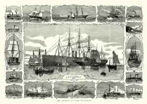 SS Great Eastern (Leviathan), iron sailing steamship