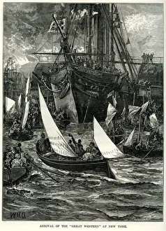 Sailing Ship Gallery: SS Great Western at New York