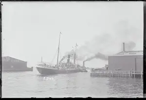 Brooklyn Prints: S.S. Massapequa Leaving Pier