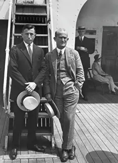 S.S. President Harding Arrives In Europe For The Paris Olympics