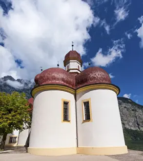 Königssee Bavaria Prints: St. Bartholomae in Konigssee, Berchtesgaden National Park
