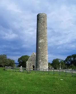 St. Caimins Church, Inishcealtra (Holy Island), Lough Derg, Co Clare, Ireland