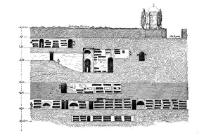 Ruined Prints: St. Callixtus catacombs in Rome