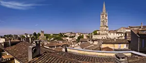 Bordeaux Prints: st. emilion in bordeaux region. france