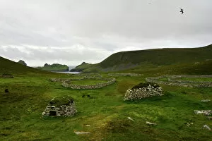 Flying Gallery: St Kilda cleits