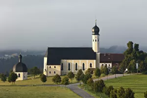 Images Dated 2nd August 2011: St Marinus and Anian pilgrimage church in Wilparting, Irschenberg community, Oberland