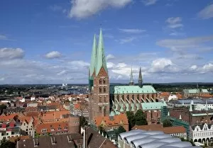 Images Dated 20th August 2014: St. Marys Church, Lubeck, Schleswig-Holstein, Germany