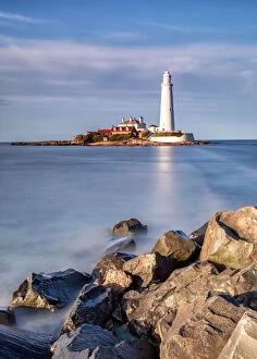 Beautiful Landscapes by George Johnson Gallery: St Marys Lighthouse at Blyth