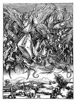 Albrecht Durer (1471–1528) Gallery: St Michael Fighting the Dragon
