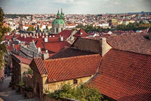 Images Dated 7th September 2010: St. Nicholas Church and Prague Landscape