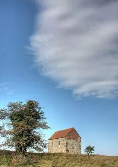 Clouds Collection: St. Peter on the wall chapel, Bradwell on sea