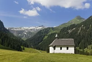 St. Rochus Chapel, Church of St. Roch, Nenzinger Himmel alpine pasture, Gamperdonatal valley, community of Nenzing
