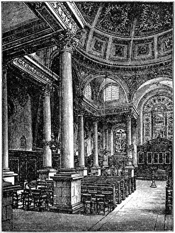 Religious Saint Prints: St. Stephans church