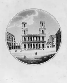 Portrait Architectural Prints: St Sulpice