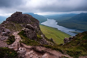 Images Dated 25th August 2015: Top of Stac Pollaidh, Highland