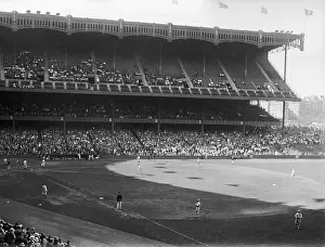 Lou Gehrig Prints: Full Stadium at Babe Ruth Game