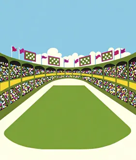 Fan Enthusiast Prints: Stadium Full of People