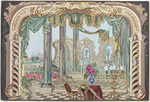 Theatre Prints: Stage Backdrop