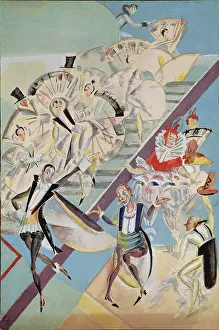 Scenic Design Prints: Stage design for the operetta Girofle-Giroflia by Ch