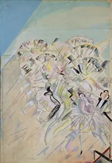 Theatre Prints: Stage design for the operetta Girofle-Giroflia by Ch