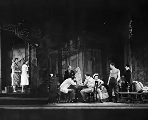 Prints of Actors perform a scene from the original production of A Streetcar Named Desire by Tennessee Williams The Iconic Moments Captured: Stage Production of A Streetcar Named Desire