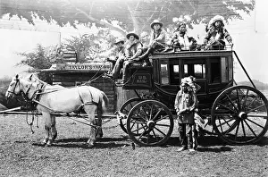 West Prints: Stagecoach Used In Wild West Show