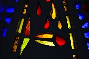 Images Dated 13th March 2014: Stained the Catholic church window