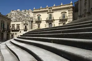 Nature’s Masterpiece: Stairs in front of the San Giorgio Cathedral Modica Italy