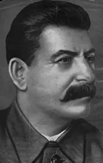 Portrait Male Facial Prints: Stalin