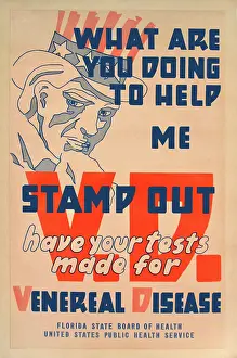 Disease Prints: Stamp out Venereal Disease
