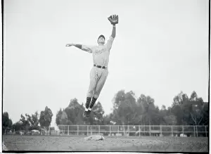 Stan Hack Leaping Through the Air