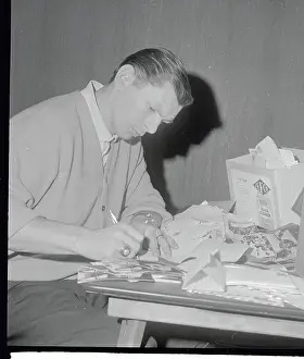 Stan Mikita Answering a Fan