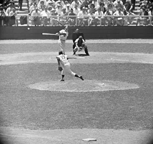 Stan Musial Prints: Stan Musial Batting - Longview