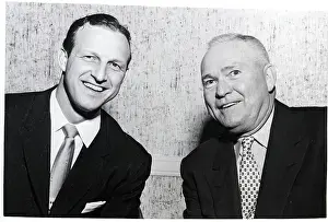 Stan Musial Prints: Stan Musial And Rogers Hornsby At Dinner
