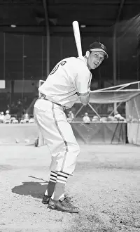 Stan Musial Prints: Stan Musial Shown Batting