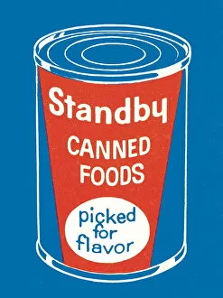 Images Dated 1st April 2015: Standby canned foods