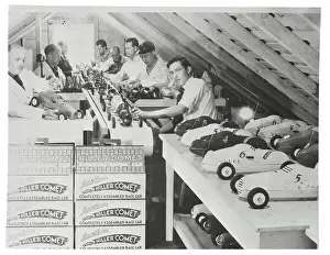 Berkeley Prints: Stanley Hiller, Jr. Working on Assembly Line