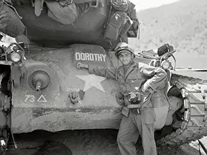 Photojournalist Prints: Stanley Tretick with Tank: Dorothy