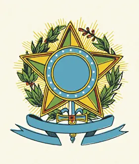 Ribbon Prints: Star and Banner