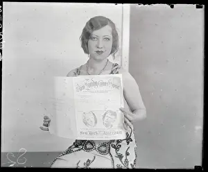 Cohan Prints: Star June Mayor Introducing Sing About Lindbergh