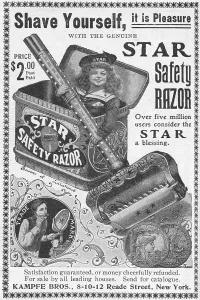 Razor Prints: Star Safety Razor