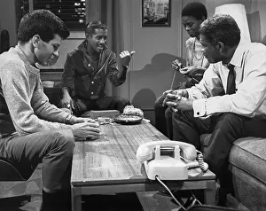 Stars on the Set of A Man Named Adam