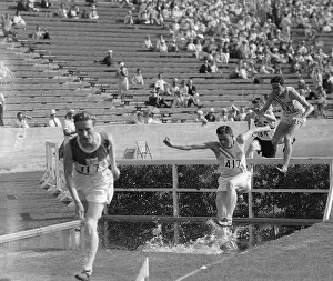 Runner Prints: Start of Olympic Steeplechase