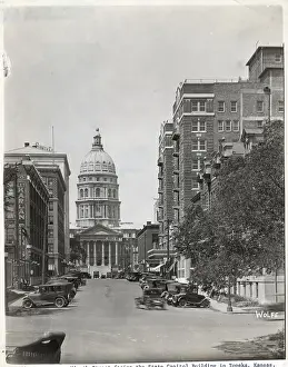 Topeka Prints: State Capital Building In Topeka Ks