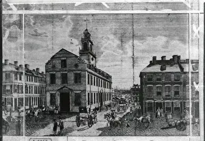 State House in Boston During American Revolution